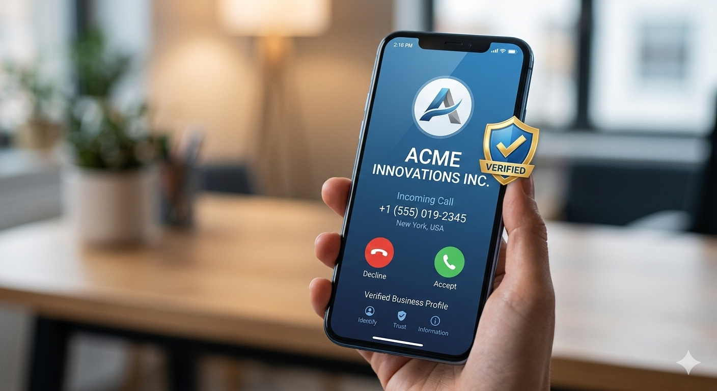 trusted caller identity for business communication